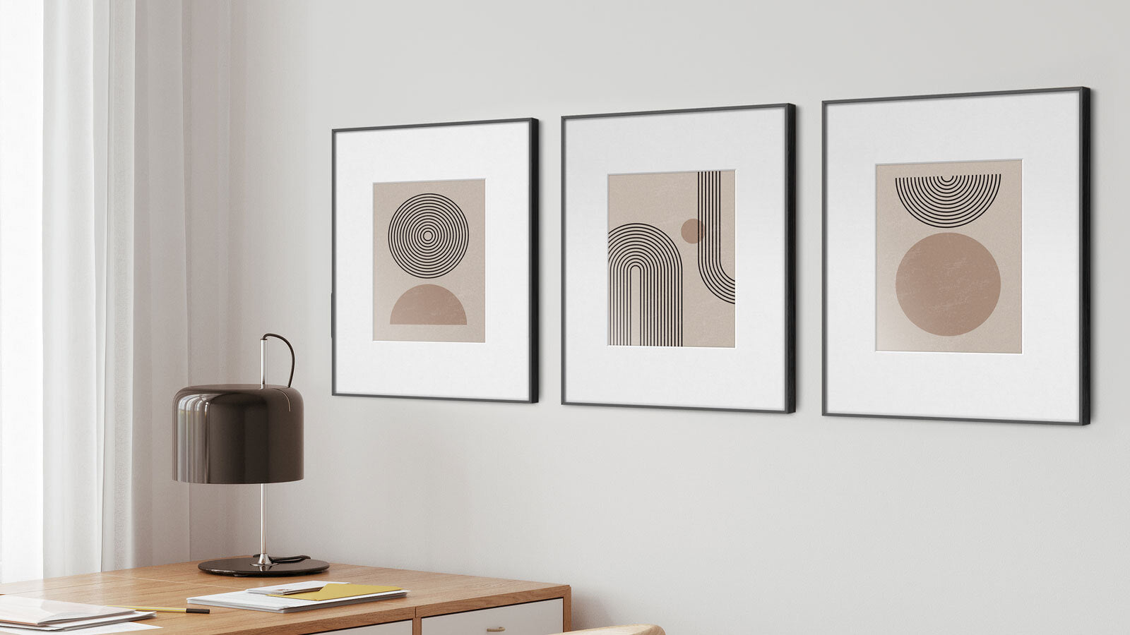 2025 in Review: three ePaper frames hanging on a wall