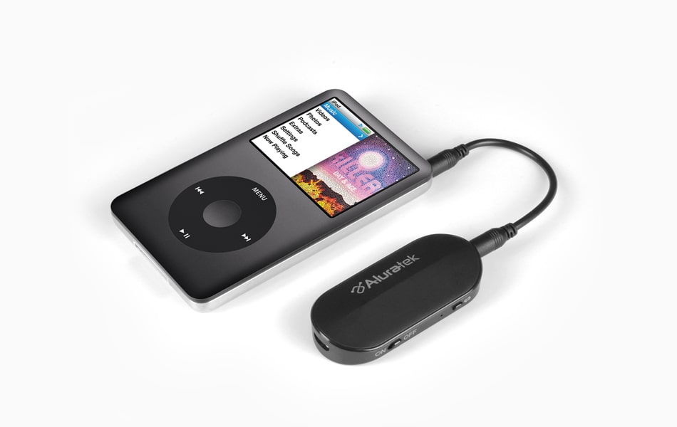 Aluratek Bluetooth Audio Transmitter with Detached Cable Bluetooth Enable your Audio Output Devices
