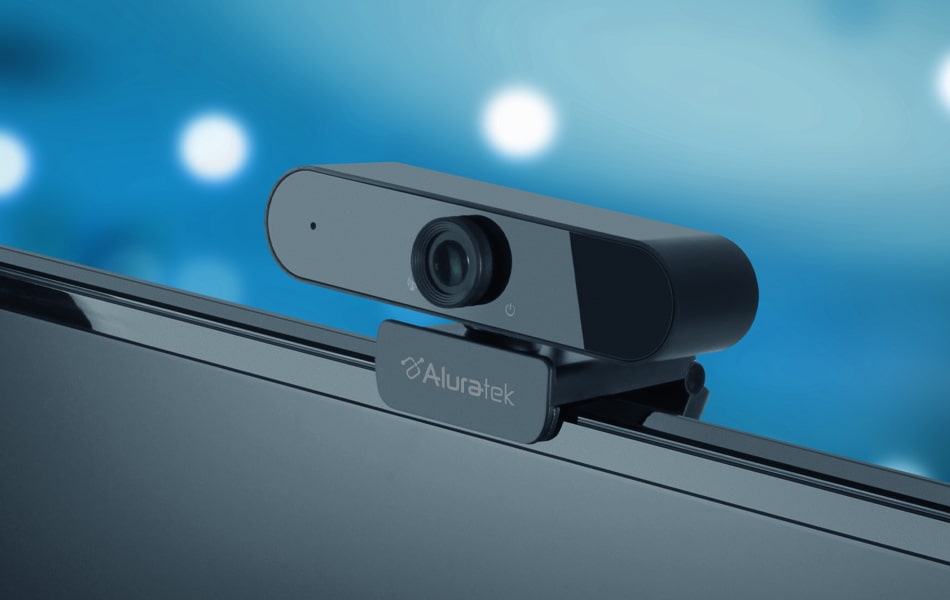 Aluratek HD 1080p Webcam Auto Low-light Correction