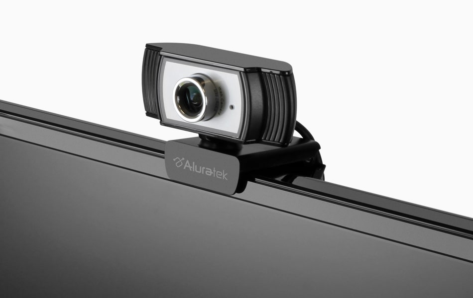 Aluratek HD 1080p Webcam Auto low-light correction