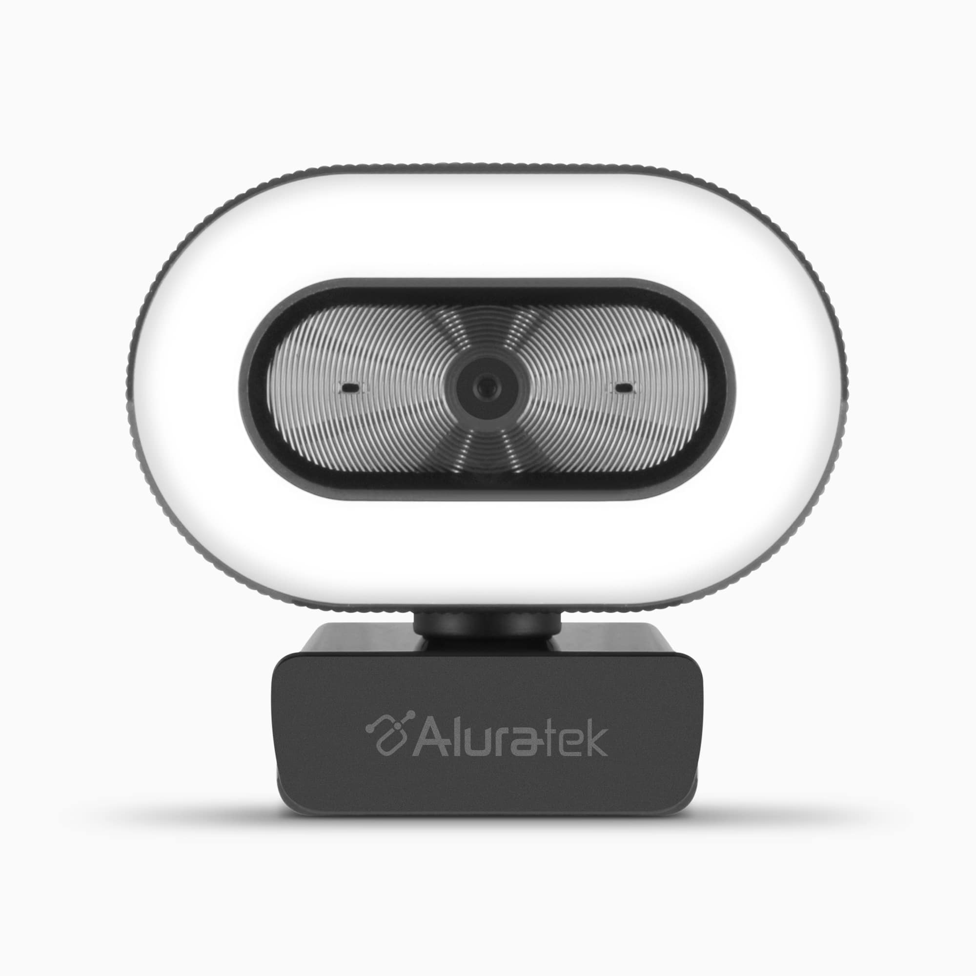LIVE 1080p HD Webcam with Ring Light, Auto Focus and Directional Noise Cancelling Mic