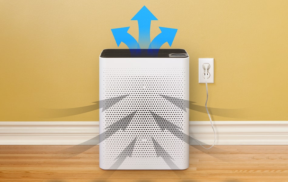 Aluratek HEPA Air Purifier for Mid-Sized Rooms Air Purification