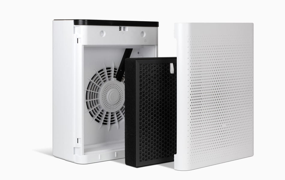 Aluratek HEPA Air Purifier for Mid-Sized Rooms Replaceable Filter