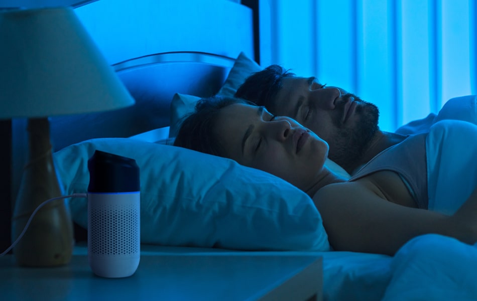 Aluratek Portable HEPA Air Purifier for Personal Spaces and Cars quiet fan feature