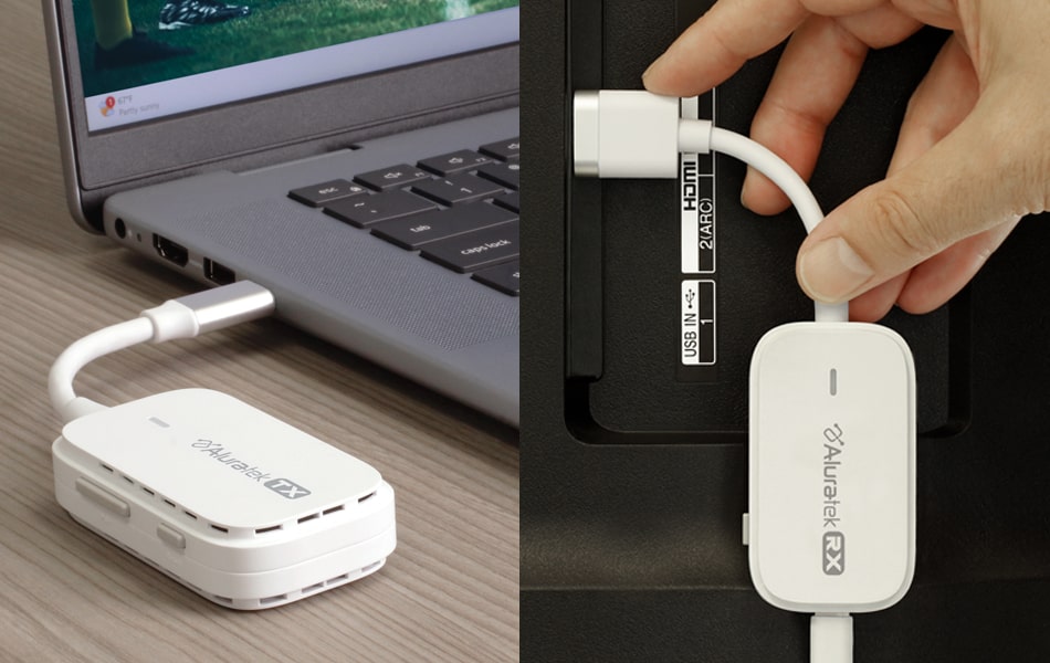 Aluratek Streamcast Mobile Wireless Type-C to HDMI Streaming Kit Simple set-up