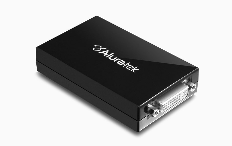 Aluratek USB 2.0 High-Resolution DVI Adapter Extend Your Desktop