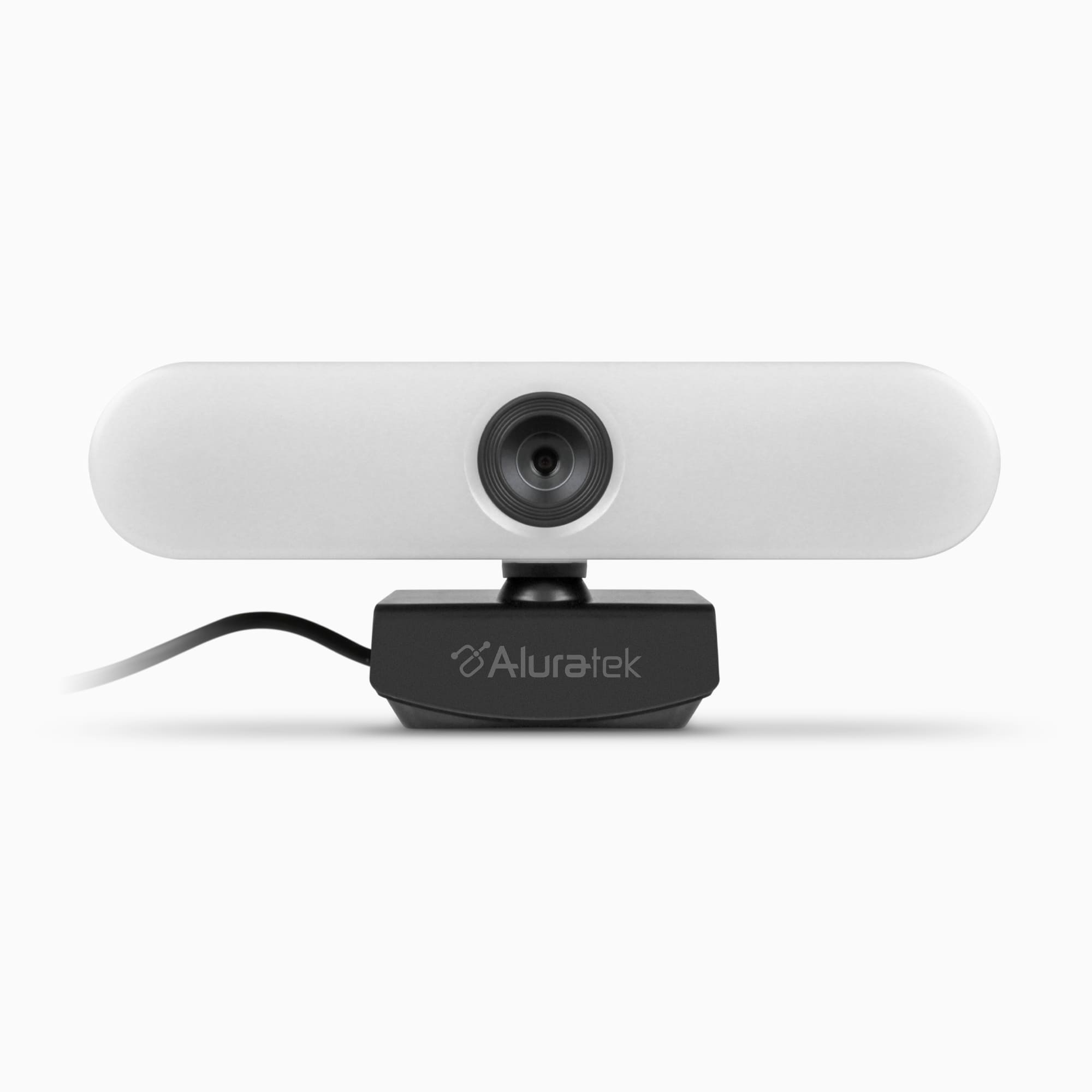 Aluratek Ultra 4K HD Ring Light Webcam Dual-Stereo Noise-Cancelling Mics Main