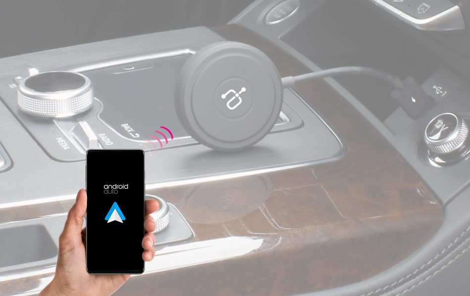 Aluratek Wireless Adapter for Android Auto Go wireless