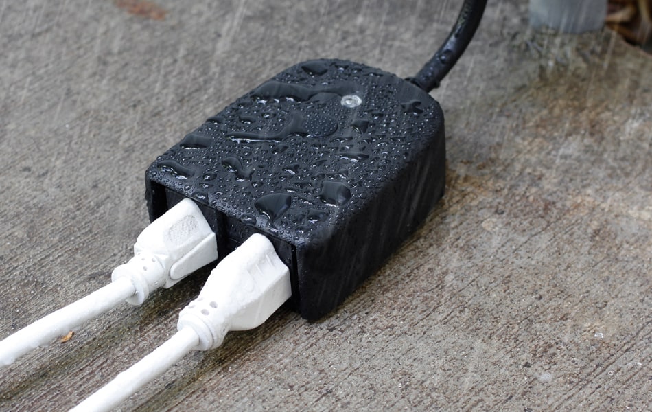 Aluratek eco4life SmartHome WiFi Outdoor Dual-Plug Weatherproof