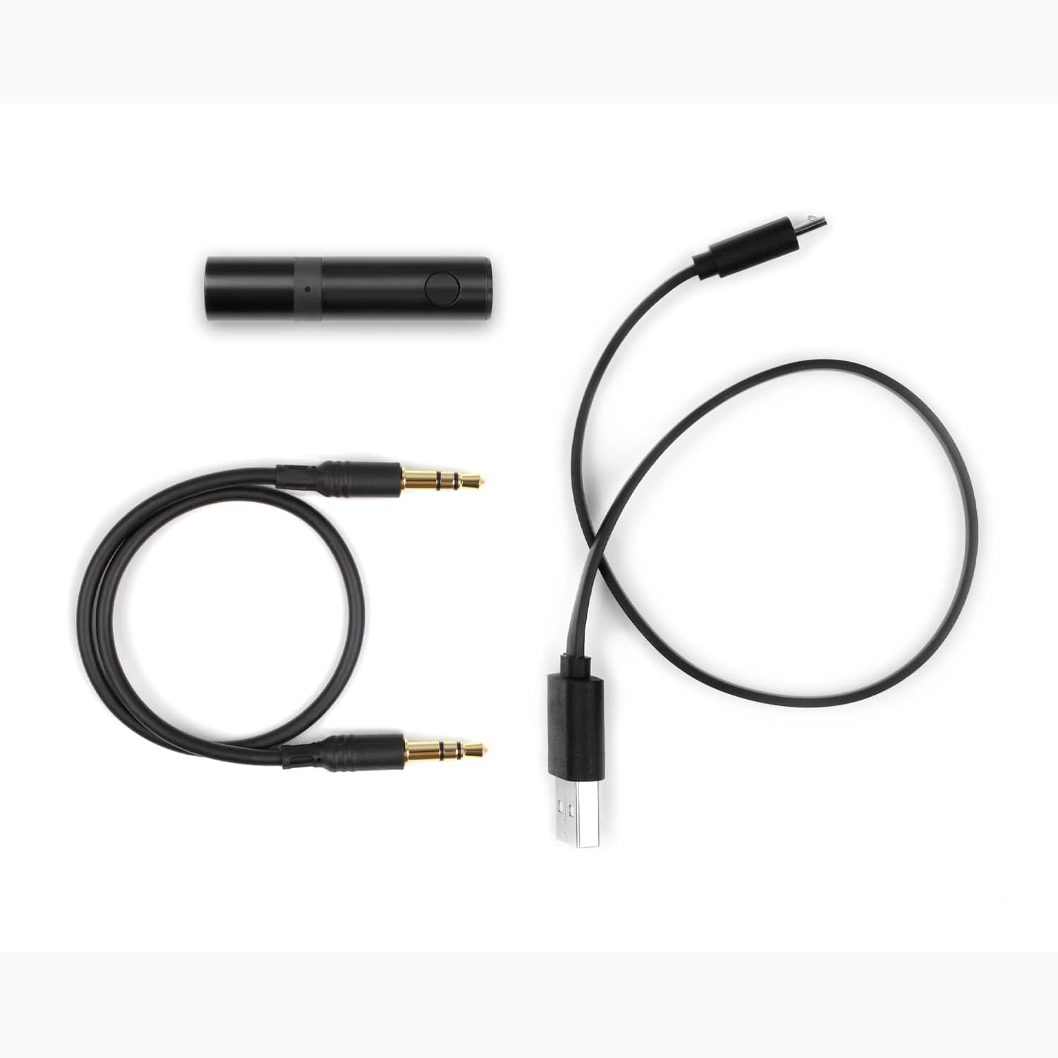 Bluetooth Audio Receiver with Built-in Microphone for Handsfree Calling PKG content