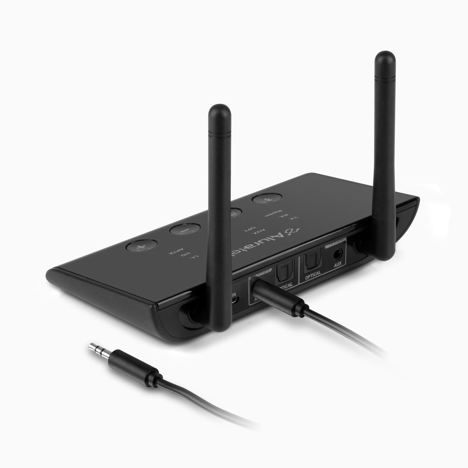 Bluetooth Optical Audio Receiver Transmitter Back Angle