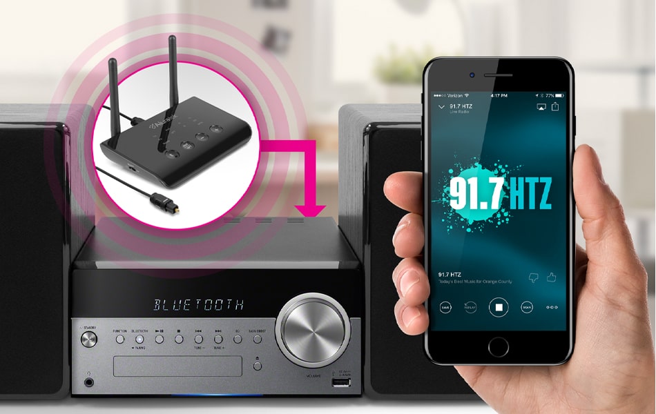 Bluetooth Optical Audio Receiver Transmitter Bluetooth Enable Stereos Speaker Docks