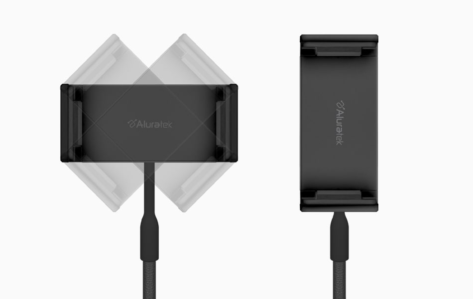Universal Smartphone and Tablet Flex Mount black 360 Cradle Rotation