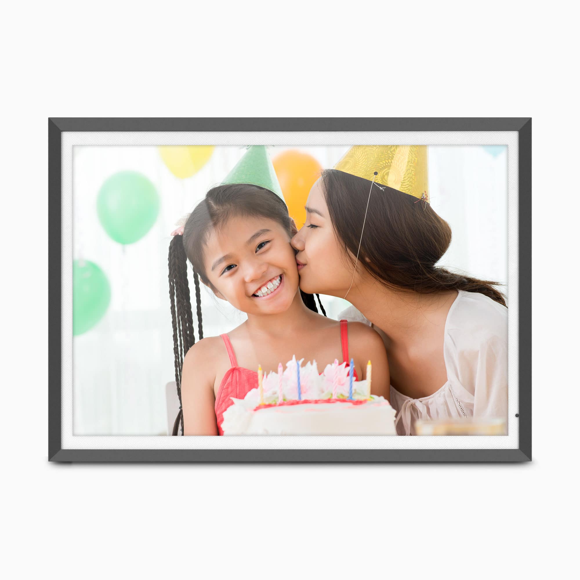 13.5" Dual-band 2.4Ghz, 5Ghz WiFi Touchscreen Digital Photo Frame with 3K Resolution, Light Sensor and 32GB Built-in Memory