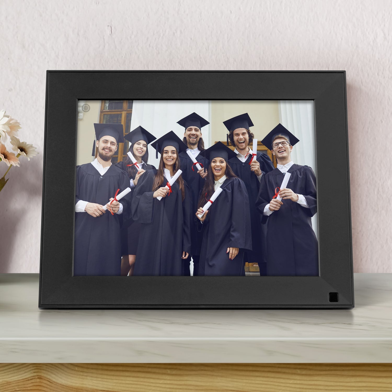 9" WiFi Touchscreen Digital Photo Frame with Motion Sensor and 16GB Built-in Memory