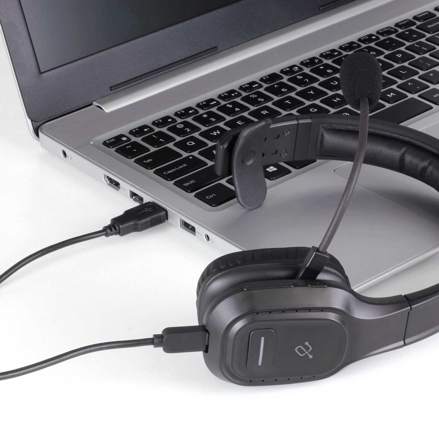 aluratek Headphone bluetooth wireless stereo microphone viewer charging