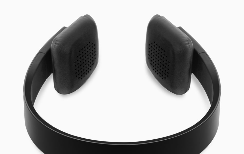 aluratek Bluetooth wireless stereo headphones black lifestyle comfort