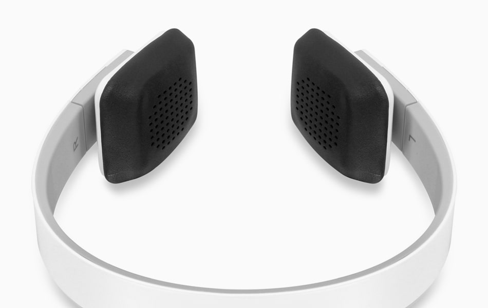 aluratek Bluetooth wireless stereo headphones white lifestyle comfort