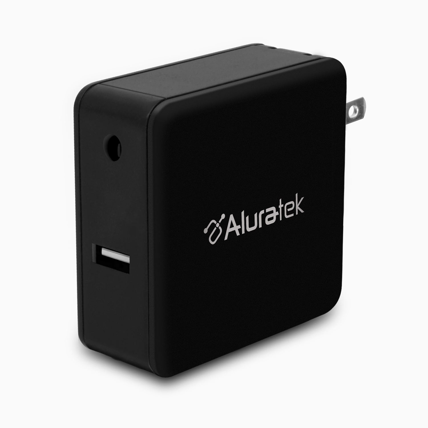 aluratek universal 65W power adapter front angle