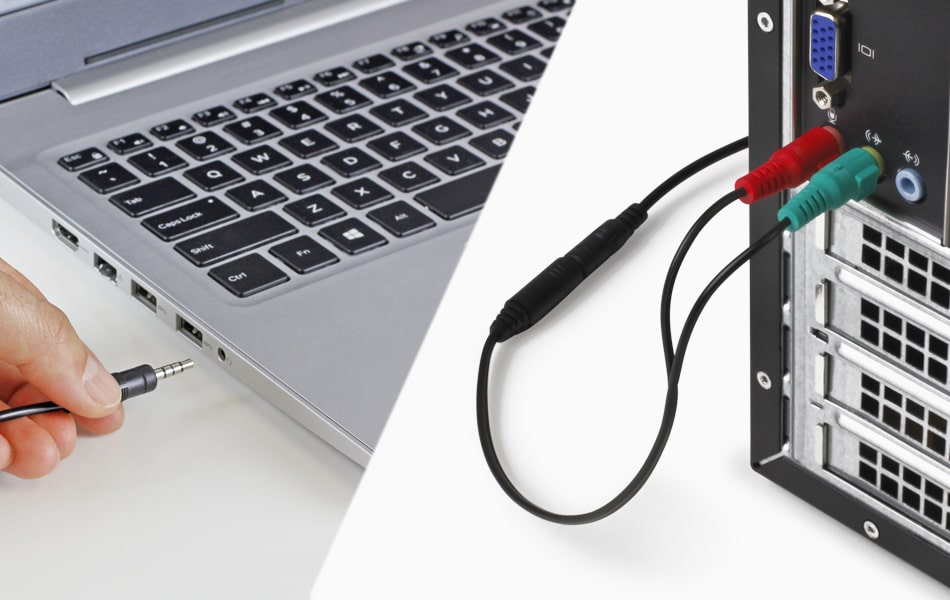 Aluratek Wired Headset Noise Reducing Side Angle