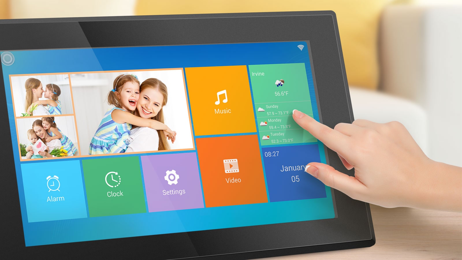 The Perfect Gift for Picture-takers During the Holidays, Aluratek Announces its New Line of WiFi Enabled Digital Touchscreen Photo Frames, Starting at $129.