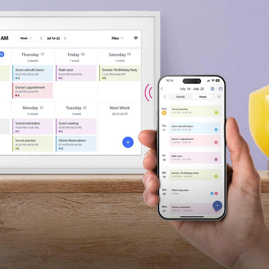Smart WiFi Calendar Frames