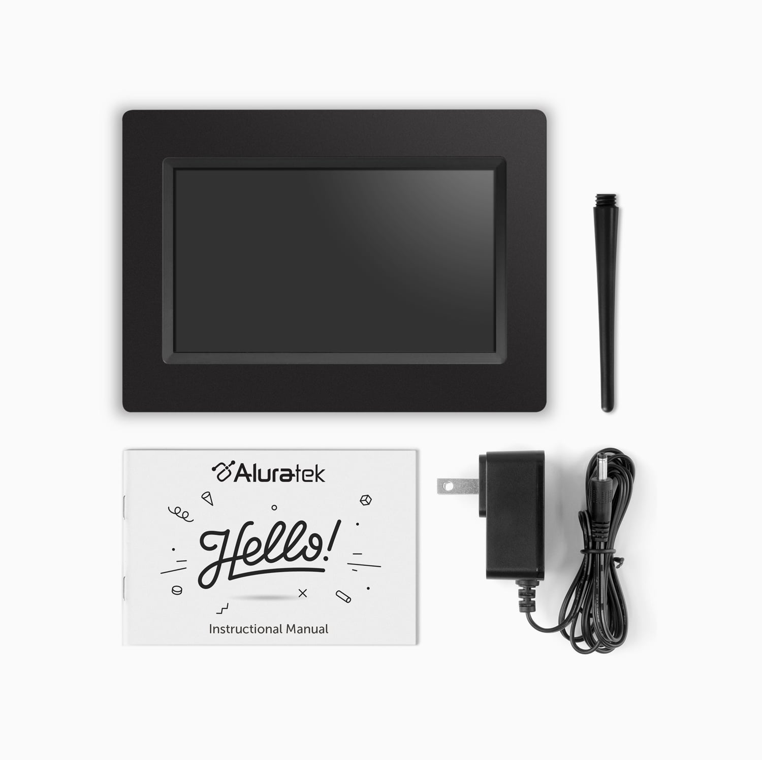 7-Inch Digital Photo Frame: Automatic Slideshow Display – Aluratek