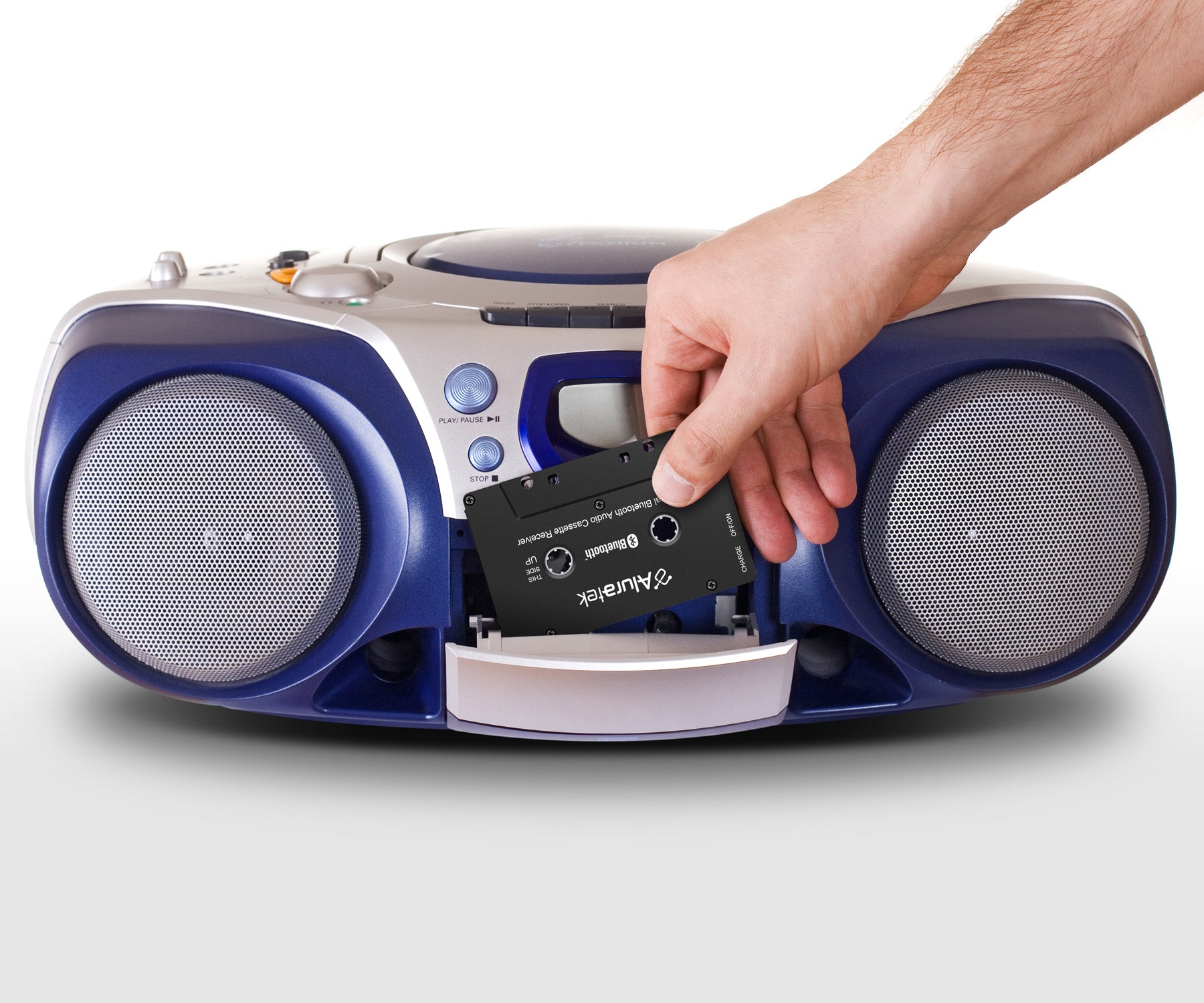 Aluratek ABCT01F Récepteur Cassette Audio Bluetooth Universel : :  High-Tech