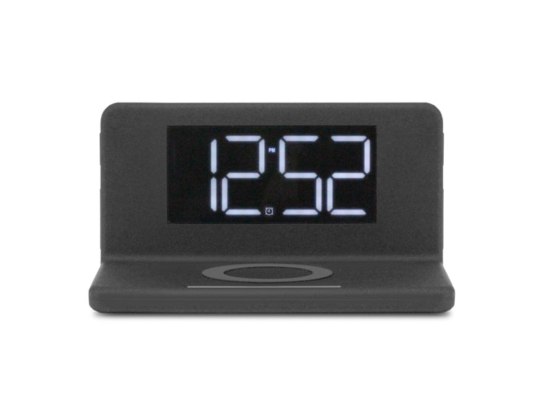 Qi Wireless Charging Alarm Clock with Nightlight