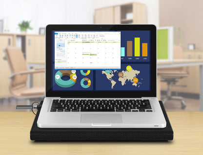 Slim USB Laptop Cooling Pad (Black)