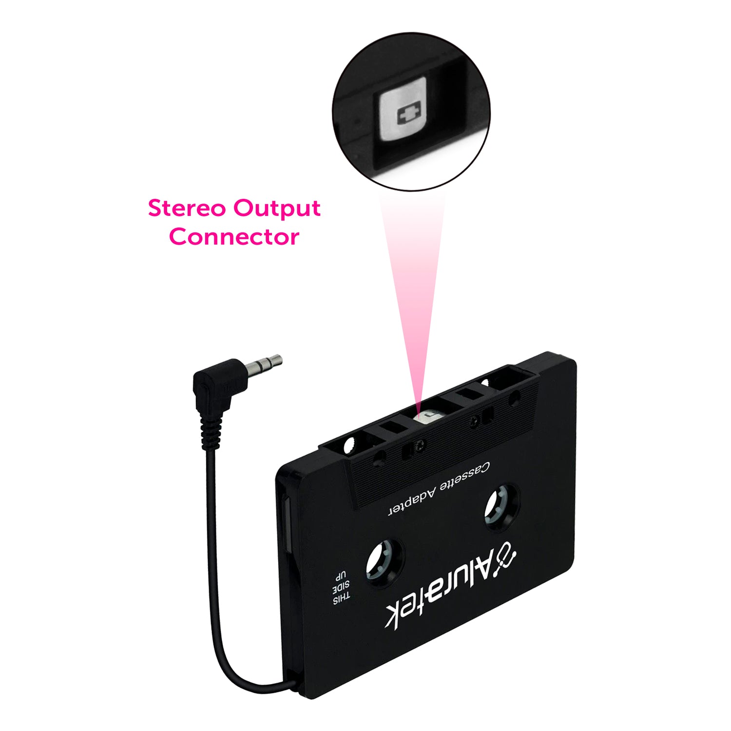 Voiture Bluetooth 5.0 Aux Audio Cassette Adaptateur Audio Cassette Player  Téléphone Cassette Converter
