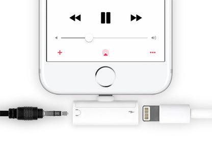 Lightning + 3.5 mm Adapter for iPhone/iPad