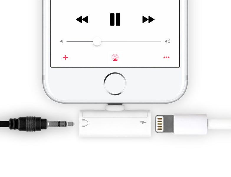 Lightning + 3.5 mm Adapter for iPhone/iPad