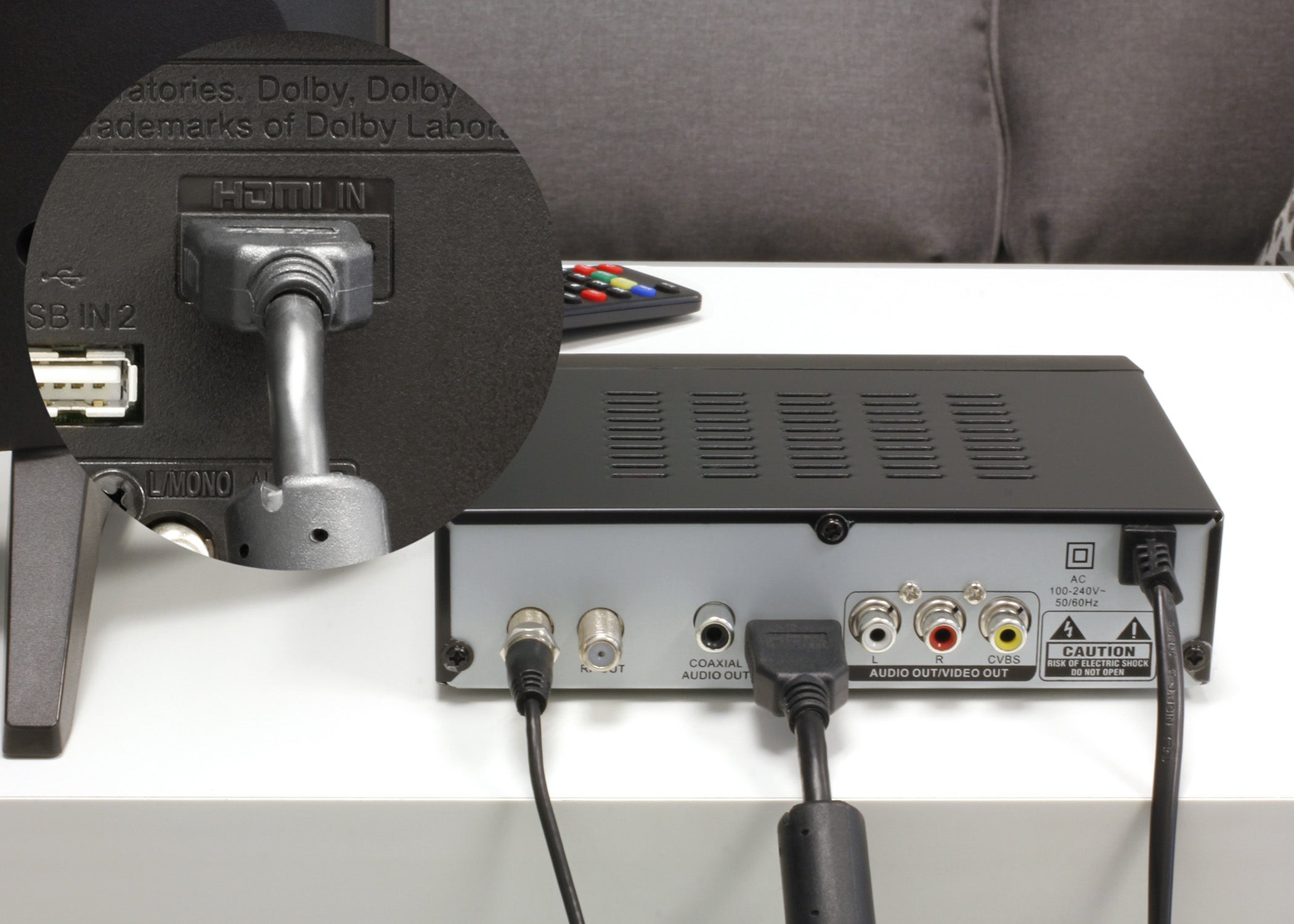 Digital TV Converter Box with Digital Video Recorder