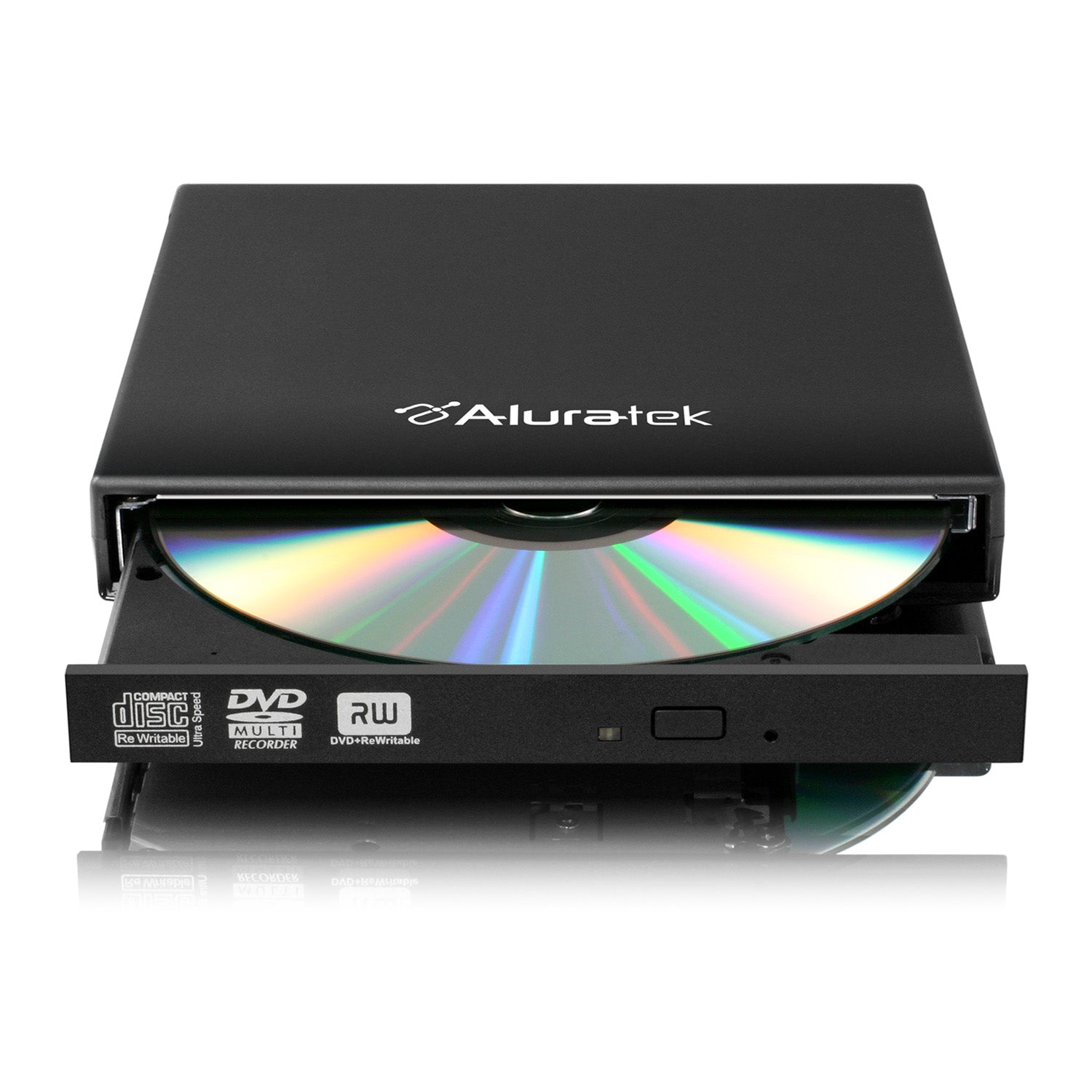 USB 2.0 External Slim Multi-Format 8X DVD Reader / Writer (Tray load)