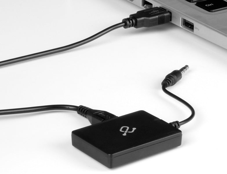 iStream Bluetooth Audio Receiver with Attached Cable | Bluetooth 2 | 33 ft. Range