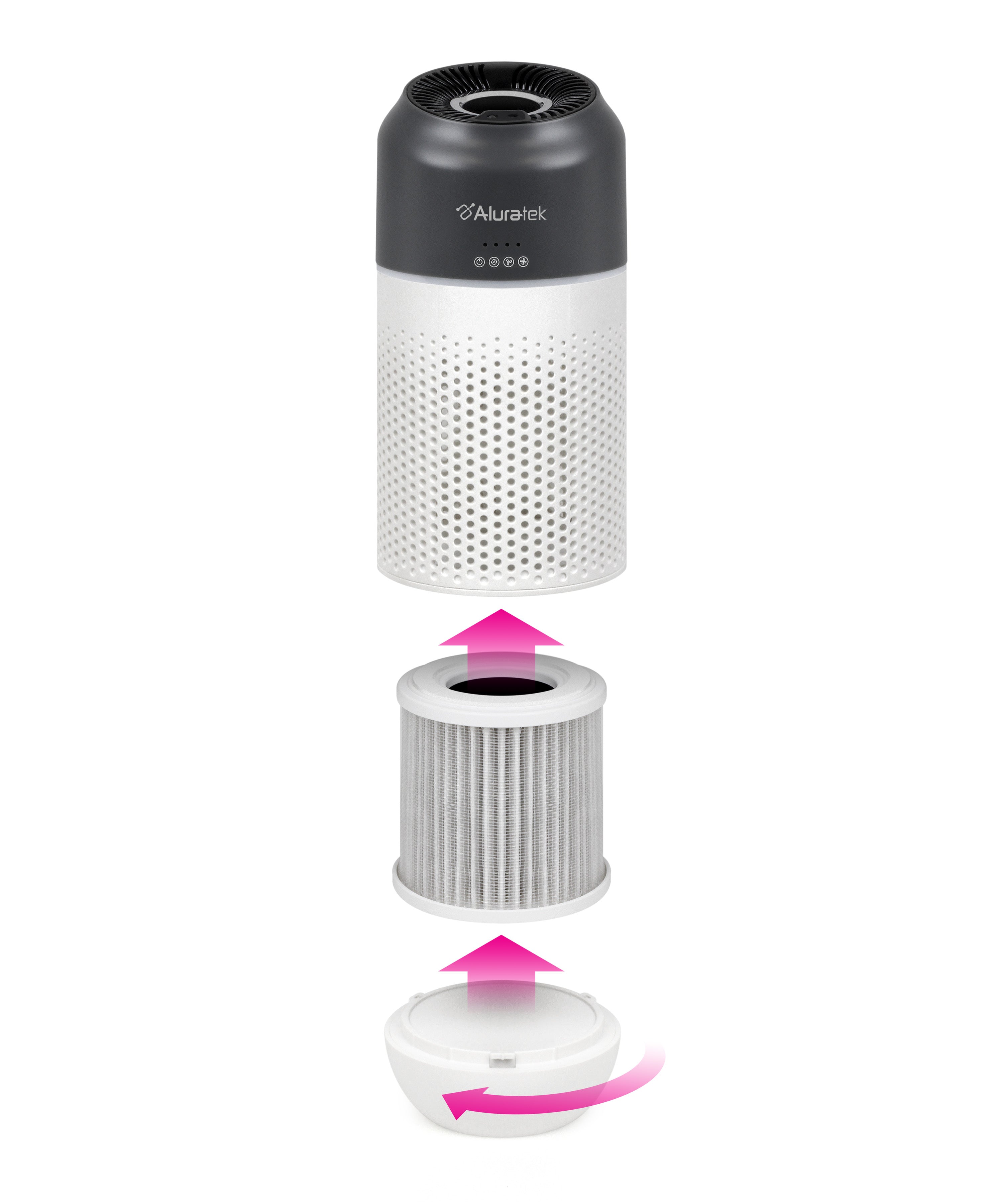 Portable HEPA Air Purifier for Personal Spaces and Cars Open