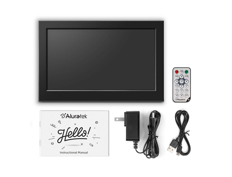 Slim Digital Photo Frame with Automatic Slideshow - 10 inch