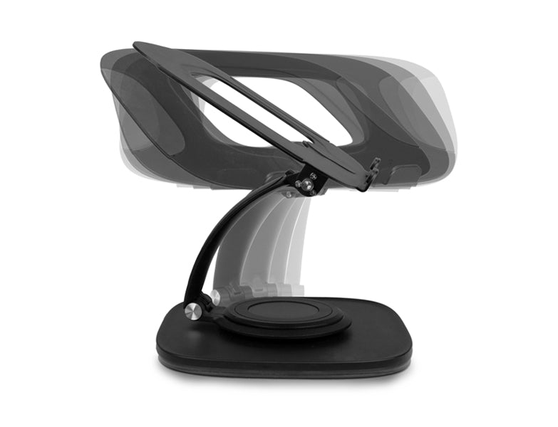 Adjustable Ergonomic Laptop Stand with 360° Rotating Base
