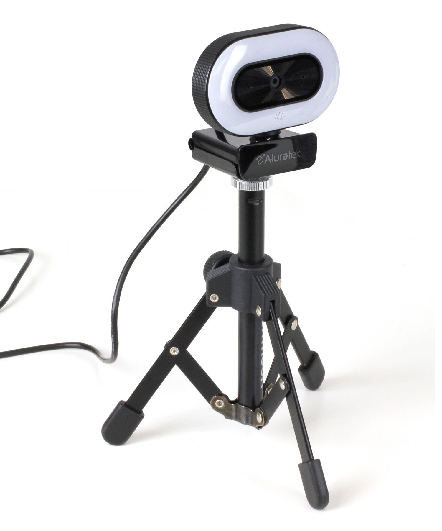 LIVE 1080p HD Webcam with Ring Light, Auto Focus and Directional Noise