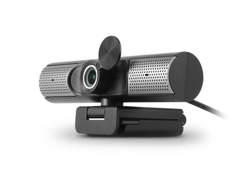 HD 1080p Webcam with Omnidirectional Mic and Built-in Speakers