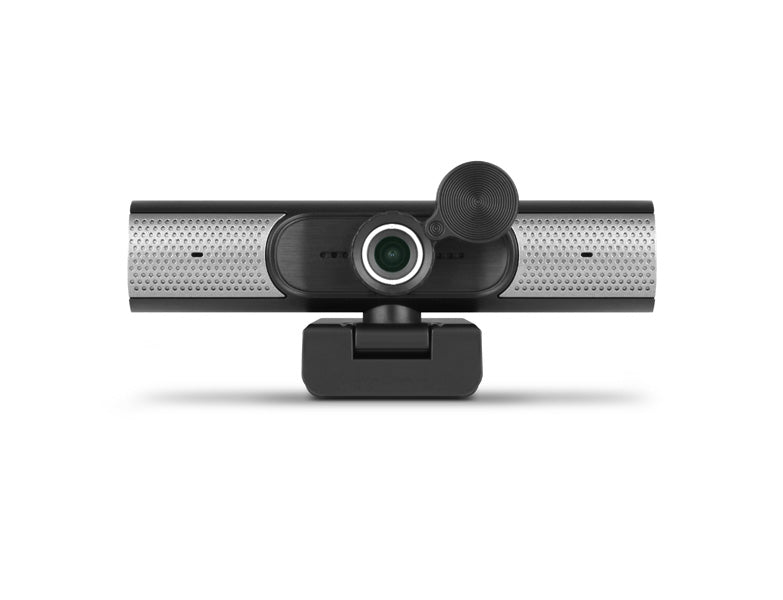 HD 1080p Webcam with Omnidirectional Mic and Built-in Speakers