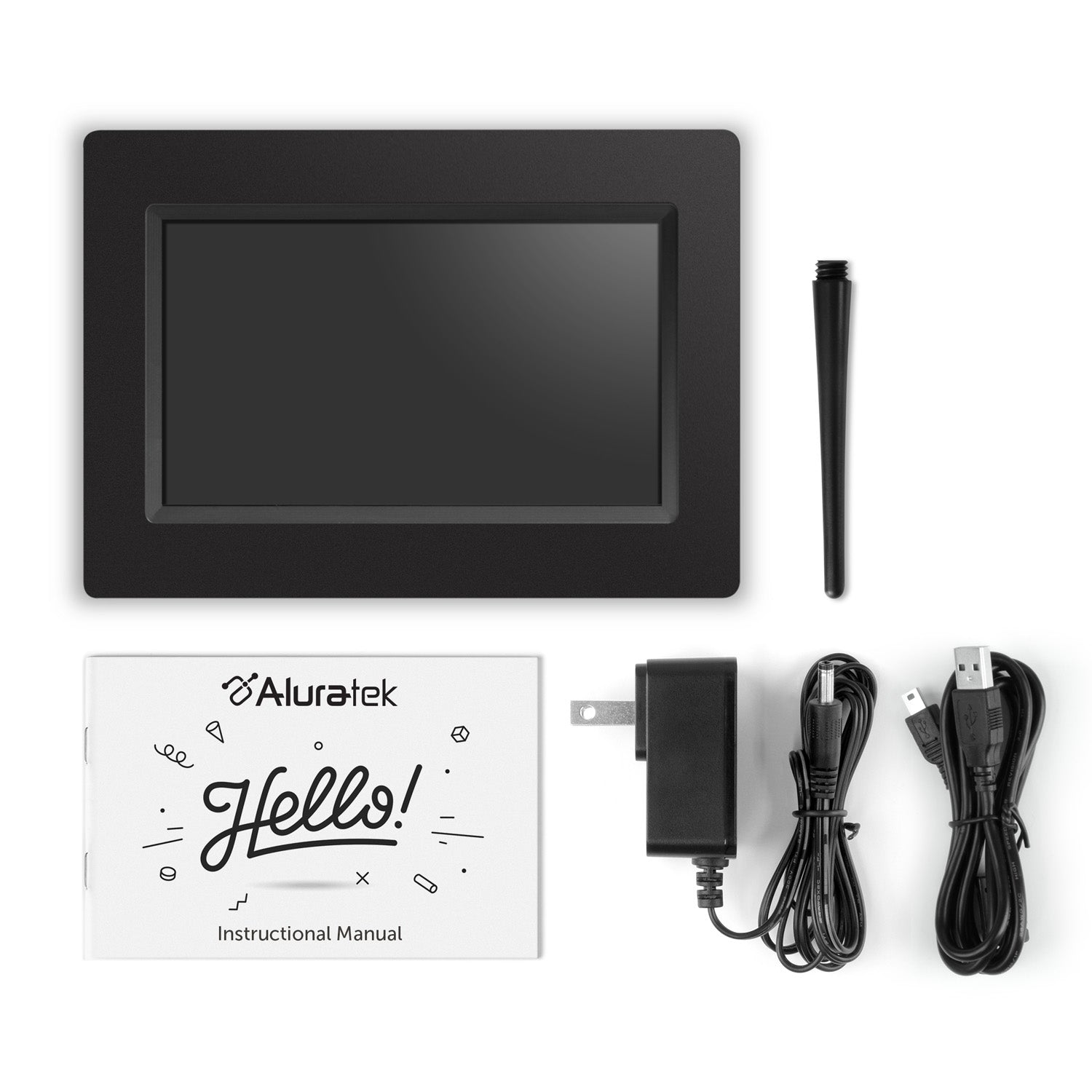 WiFi Digital Photo Frame with Touchscreen IPS LCD Display and 8GB Buil