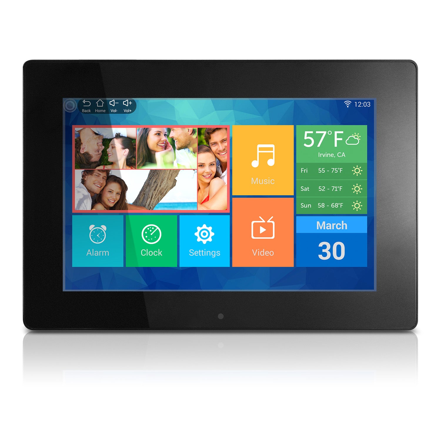 WiFi Digital Photo Frame with Touchscreen IPS LCD Display and 8GB Buil
