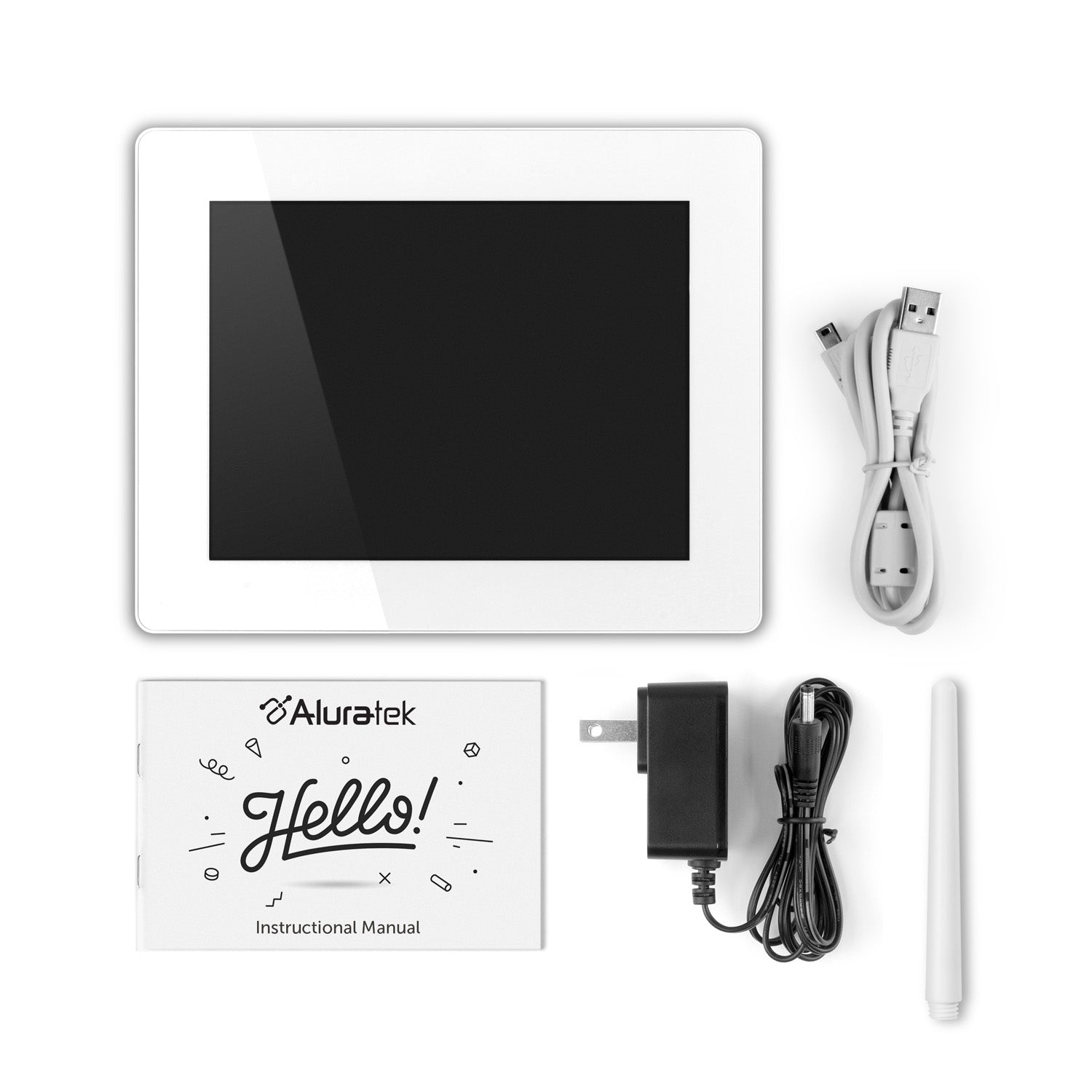 WiFi Digital Photo Frame with Touchscreen IPS LCD Display and 16GB Bui