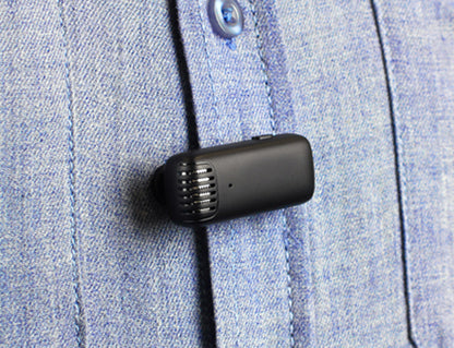 Wireless USB-C Vlogging Lapel Microphone with Charging Case