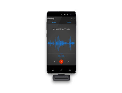 Wireless USB-C Vlogging Lapel Microphone with Charging Case