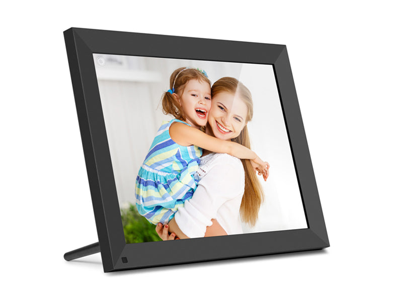 15 inch WiFi Touchscreen Digital Photo Frame Left Side View