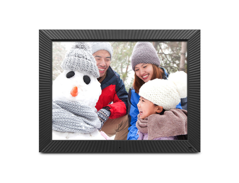 Dual-band 2.4Ghz, 5Ghz WiFi Touchscreen Digital Photo Frame with Motion Sensor, Auto Rotation and 32GB Built-in Memory - 17 inch