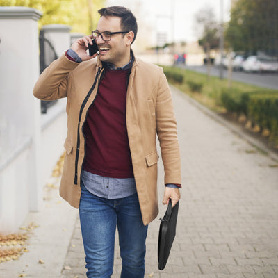 Aluratek 11.6 inch Universal Laptop Sleeve lifestyle carry